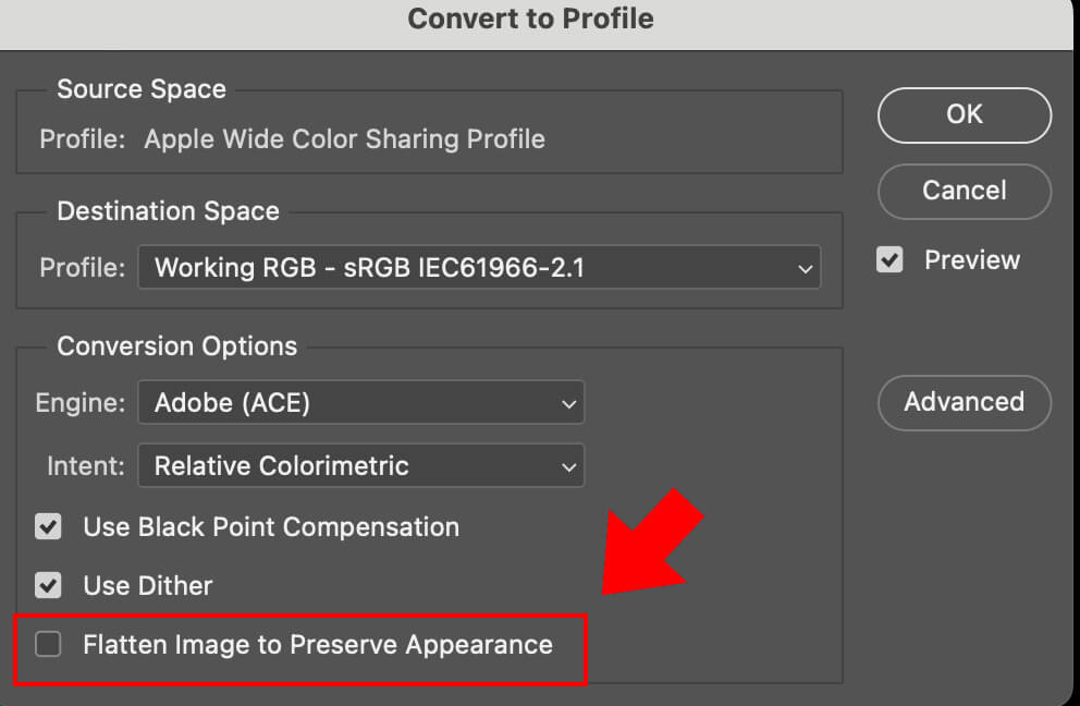 Input Only Color Profile Error in Adobe Designer to Full Stack