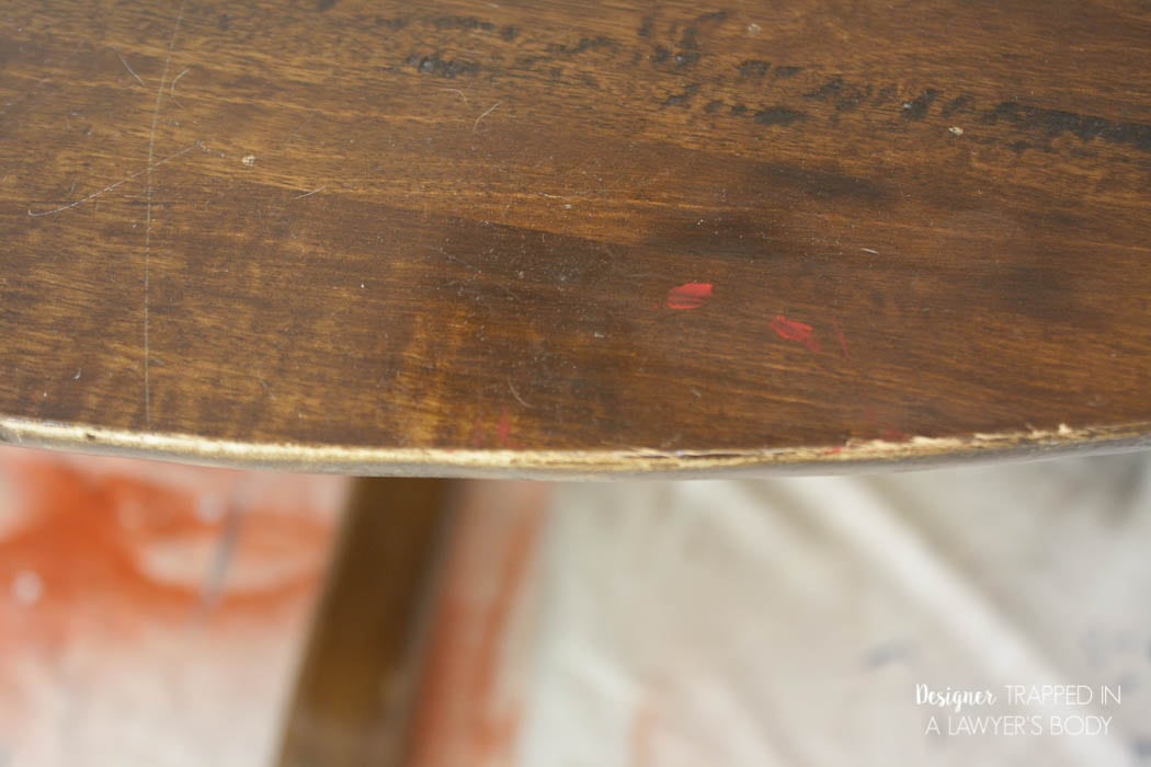 How to Refinish a Table without Sanding & Stripping