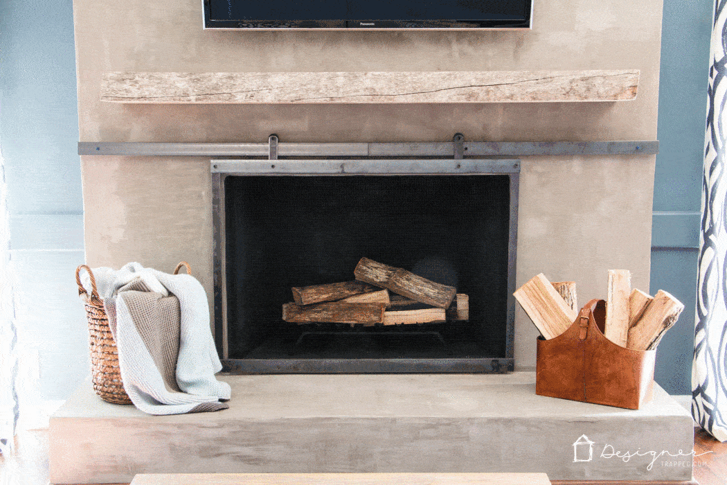 REVEAL DAY Fireplace Makeover! Kaleidoscope Living