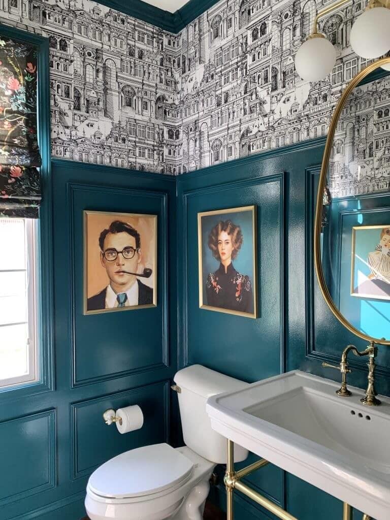 25 Genius Powder Room Ideas