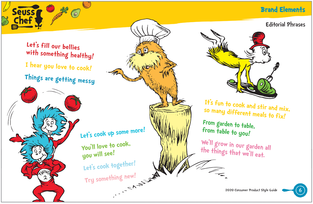 Seuss Chef Style Guide Design Force
