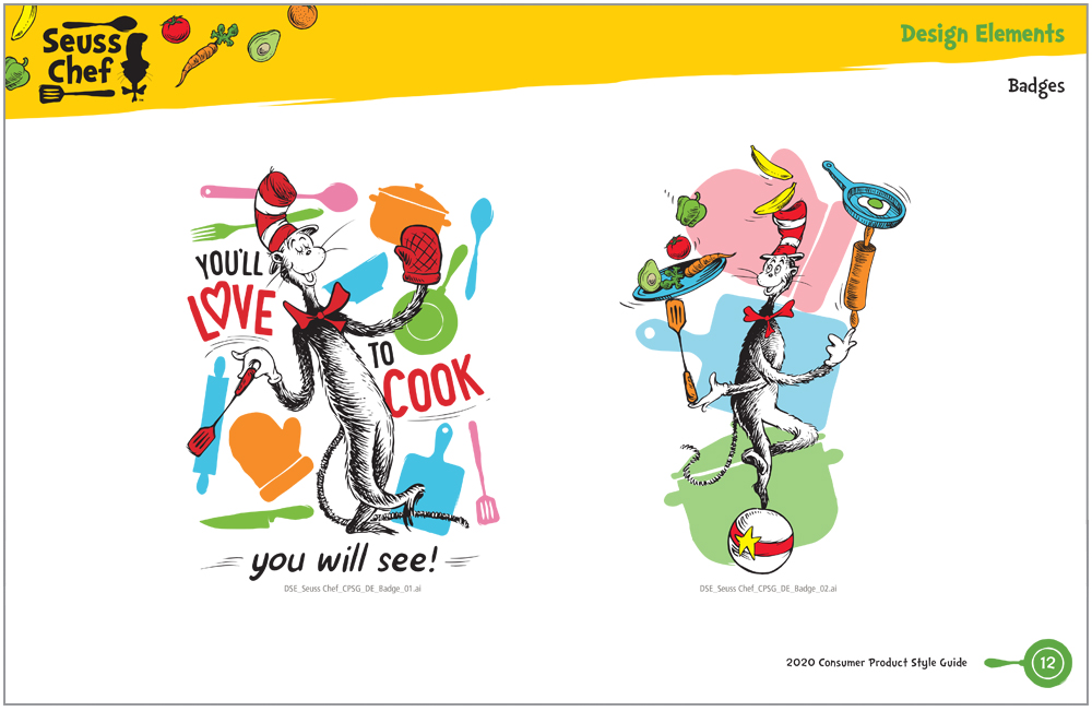 Seuss Chef Style Guide Design Force