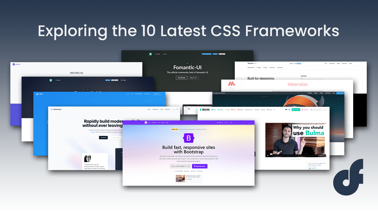 Exploring the 10 Latest CSS Frameworks designfreak