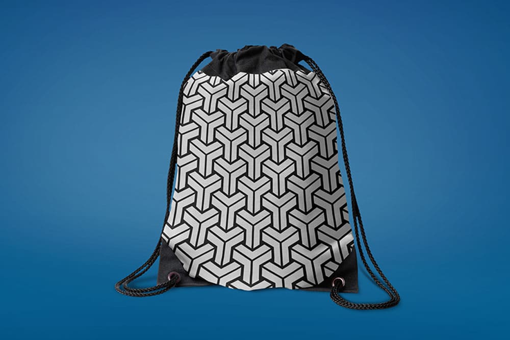 Free Download Drawstring Bag Mockup in PSD Designhooks