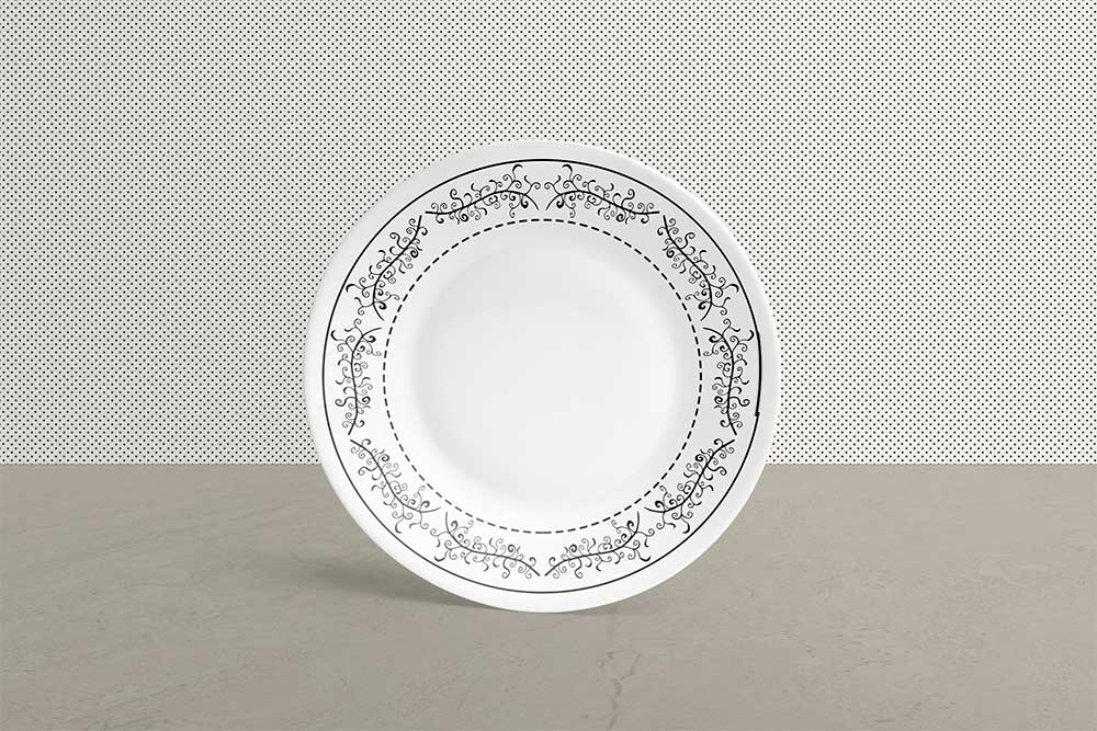 Free Ceramic Plate Mockup in PSD Designhooks