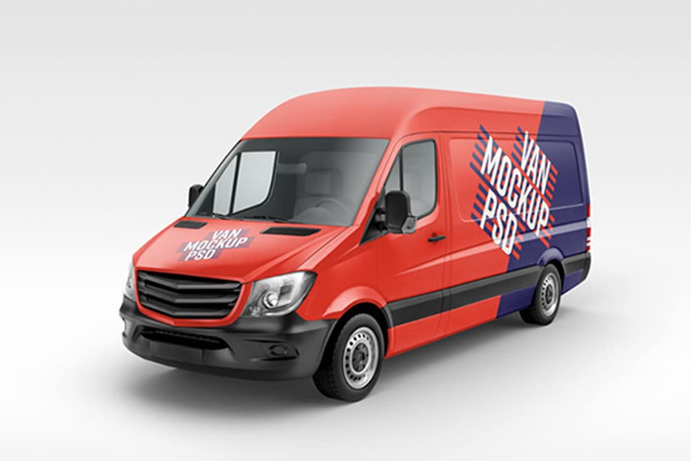 Download This Free Van Mockup in PSD Designhooks