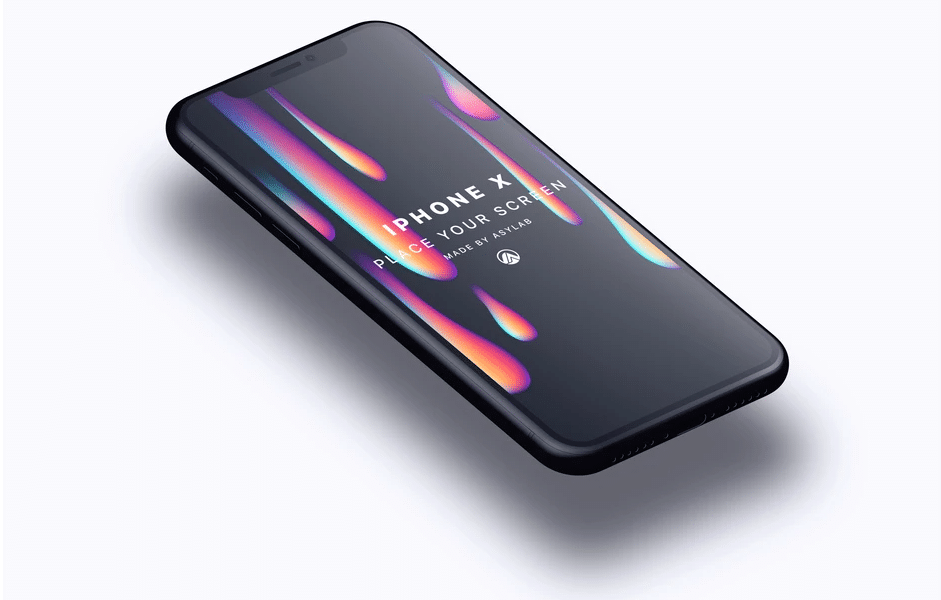 Free iPhone X Perspective Mockup PSD Download DesignHooks