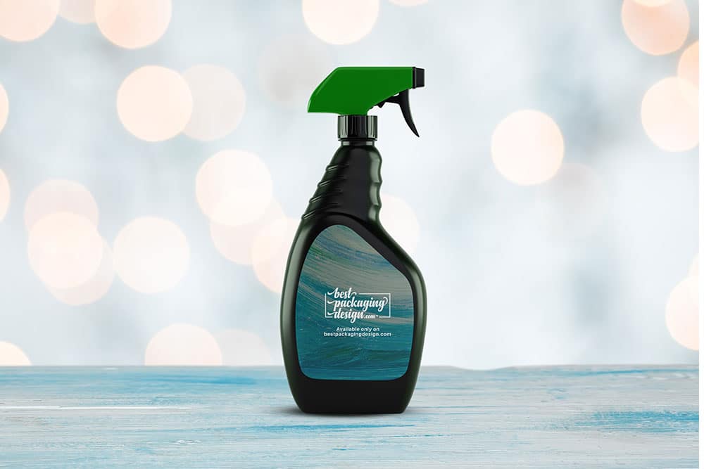 Download This Spray Bottle Mockup for Cleaning Products