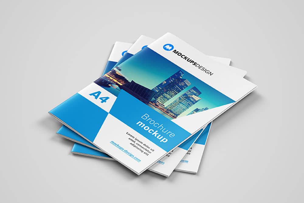 Download This Free Brochure Mockup in PSD Designhooks