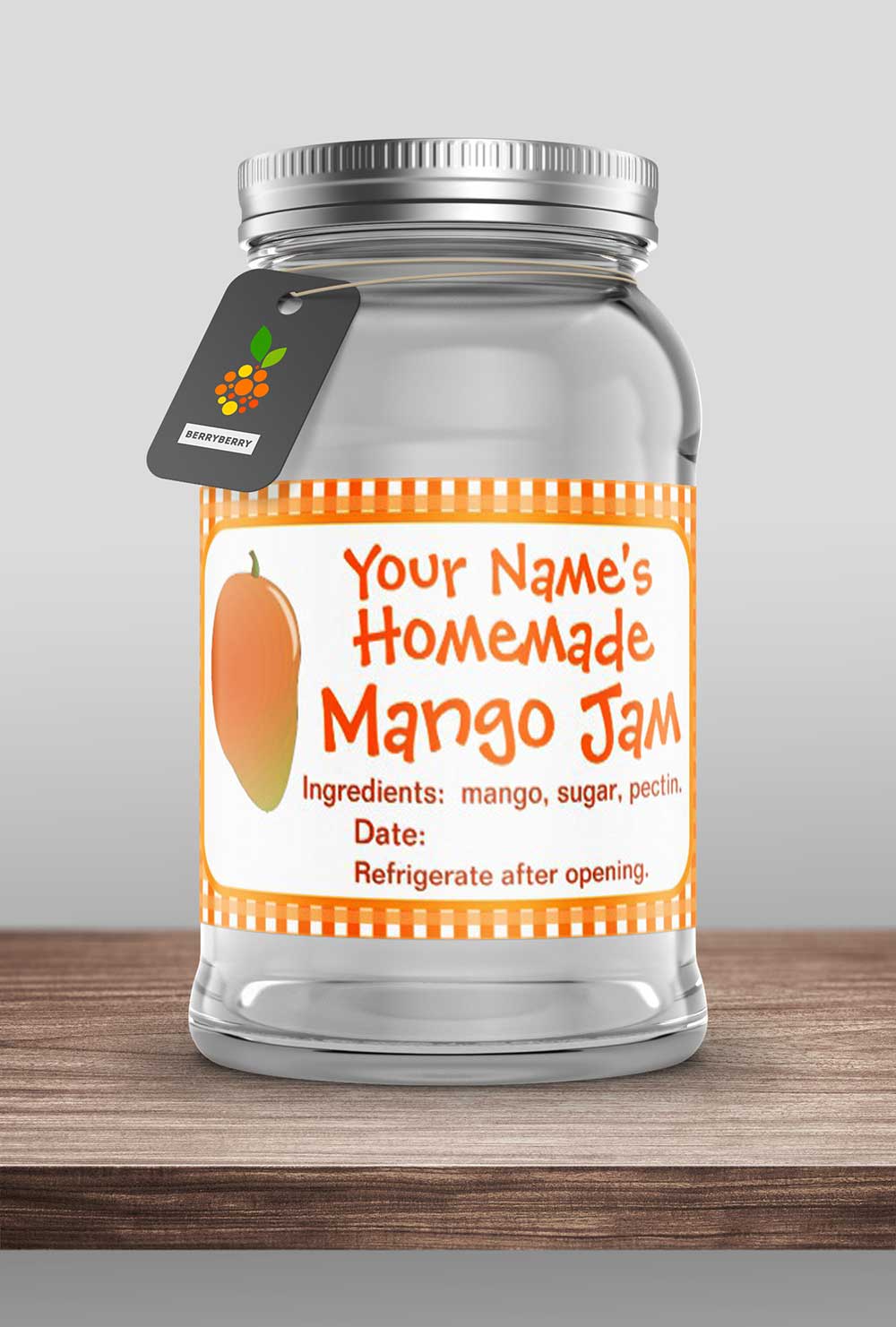 Free Download Mason Jar PSD Mockup for Design Presentation
