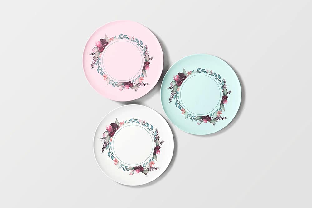 Download This Free Plate PSD Mockup For Your Design