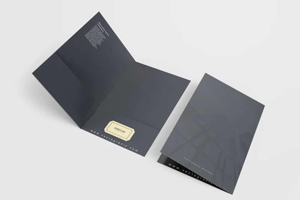 Download This Presentation Folder Mockup Free PSD