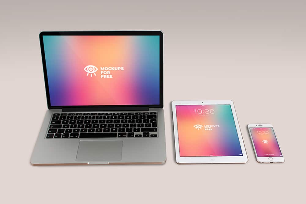 Download This Free Apple Products Mockup in PSD Designhooks