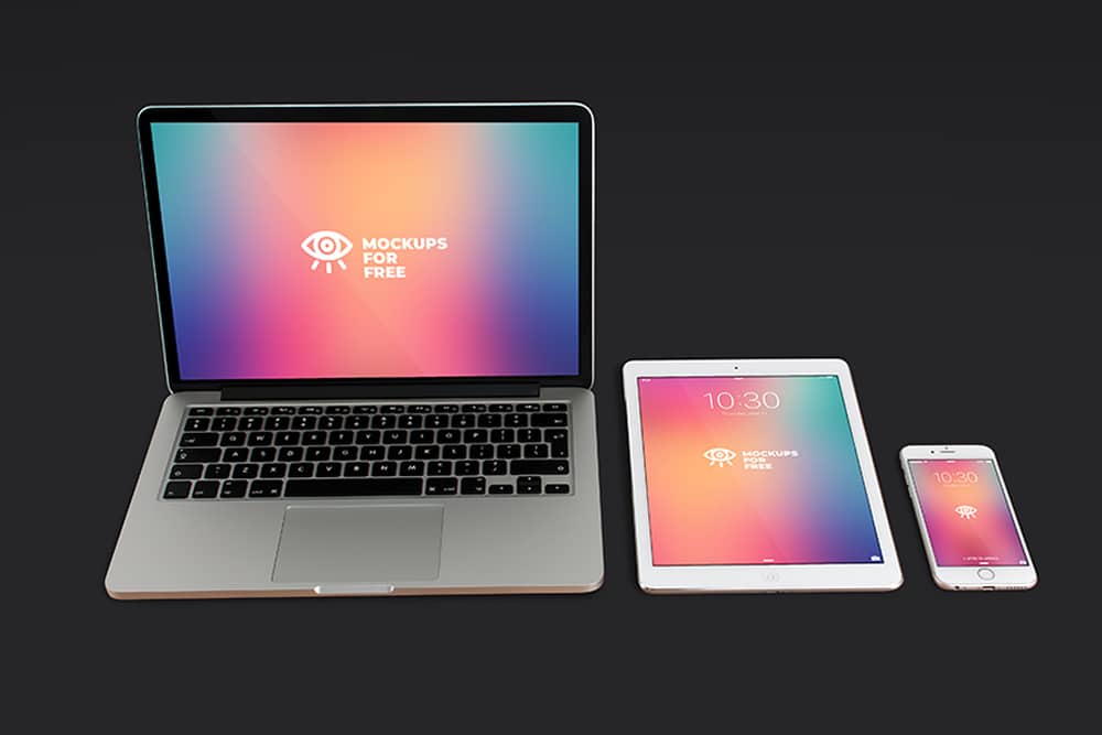 Download This Free Apple Products Mockup in PSD Designhooks