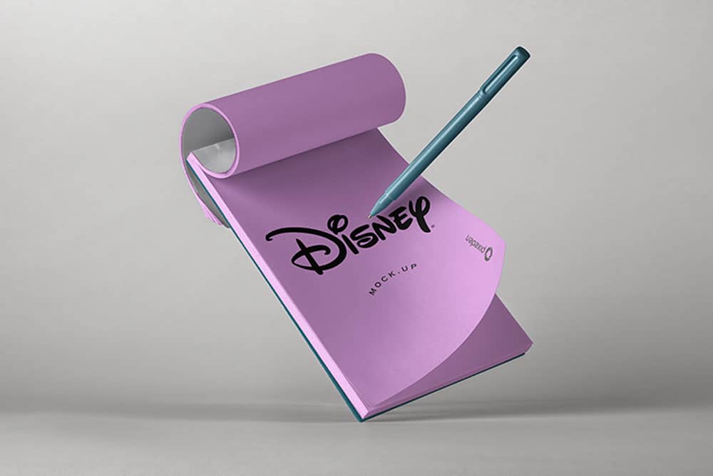 Free Download Notepad Mockup In PSD For Presentation