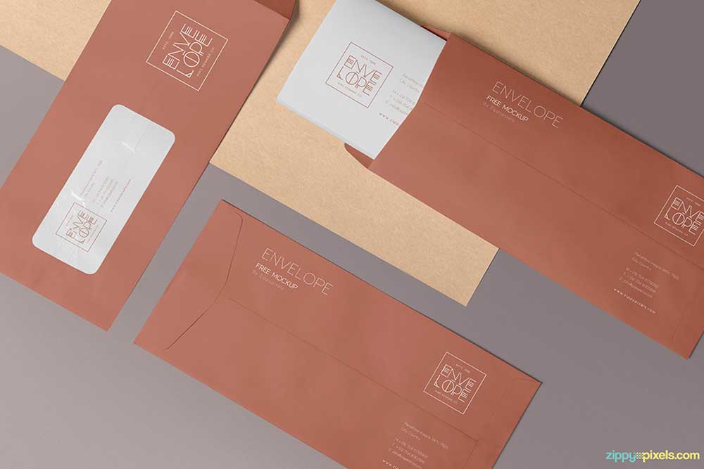 13 Best Free Envelope Mockups Effective Branding 2018