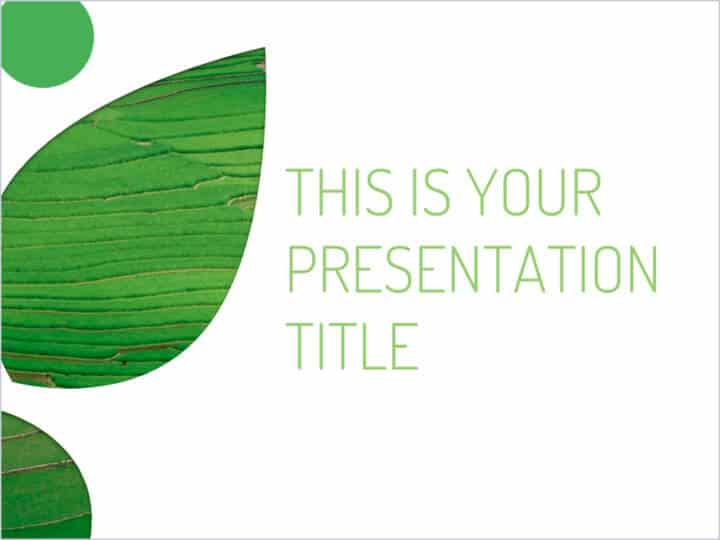 Free Eco Green Concept Powerpoint Template DesignHooks