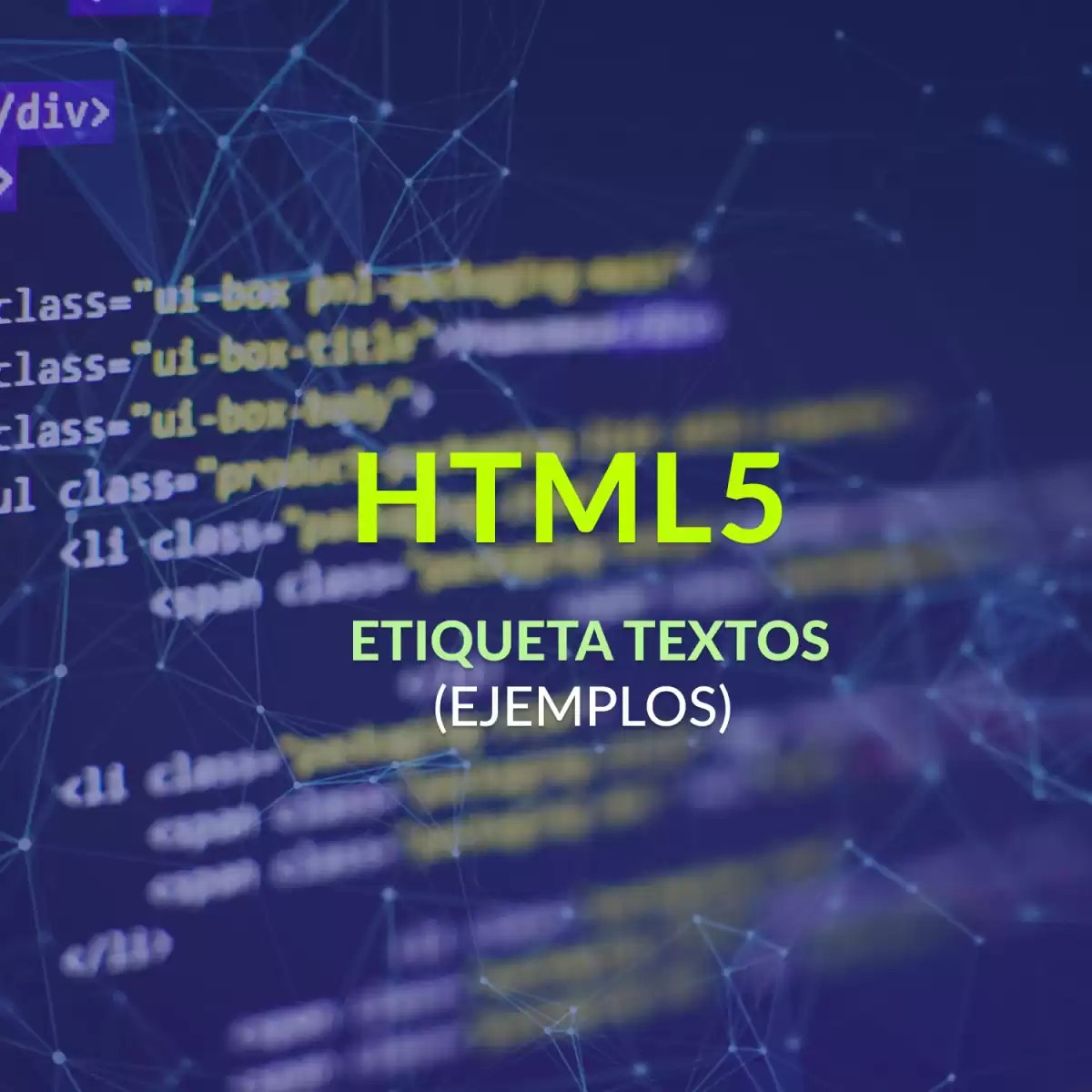 Etiquetas de HTML5 para dar formato y estructura al texto Designicode