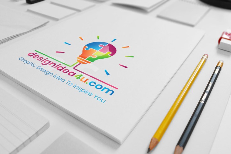Download Hand Drawn Logo Mockup | Sketch Logo Mockup | Free Download