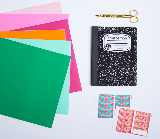 How to Decorate Notebooks with Vinyl Design Improvised