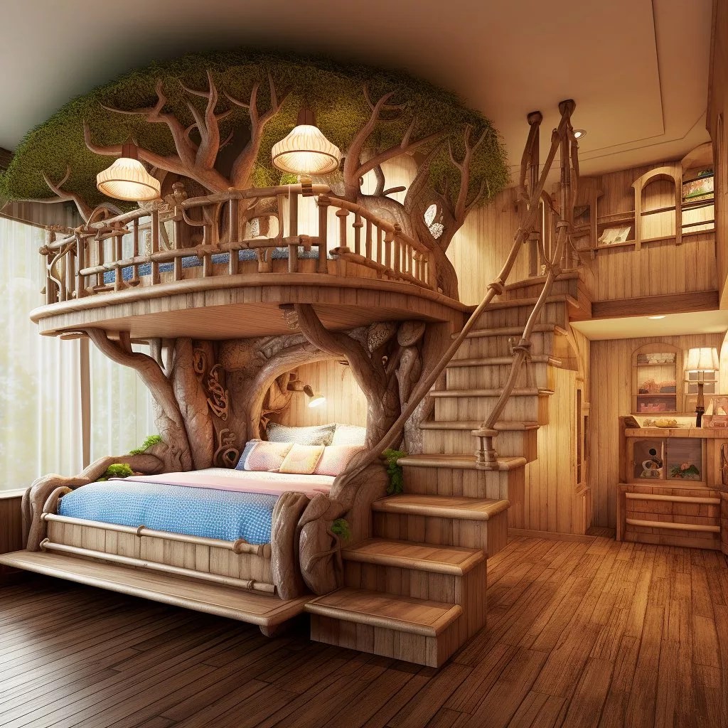 Elevate Childhood Adventures TreehouseInspired Bunk Bed Delights