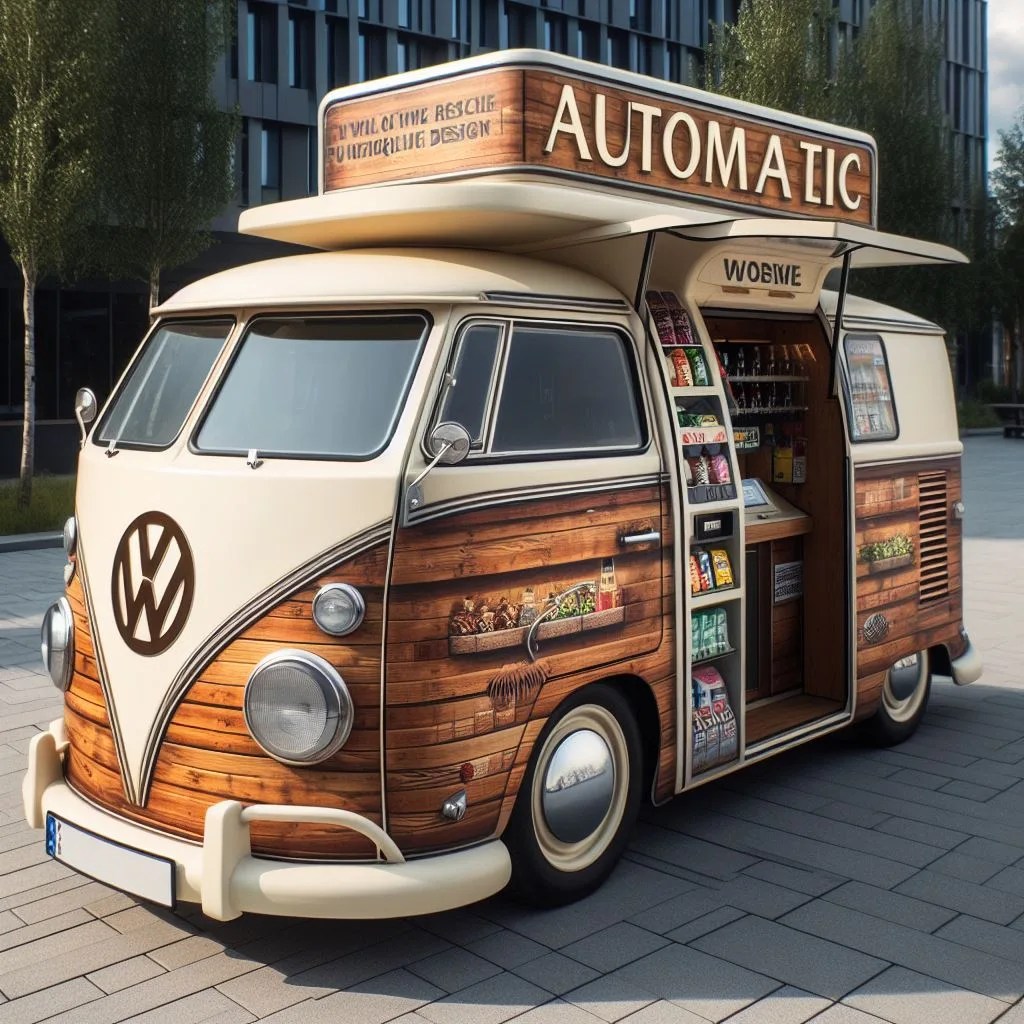 VolkswagenInspired Vending Machines Quirky Nostalgia at Your Service