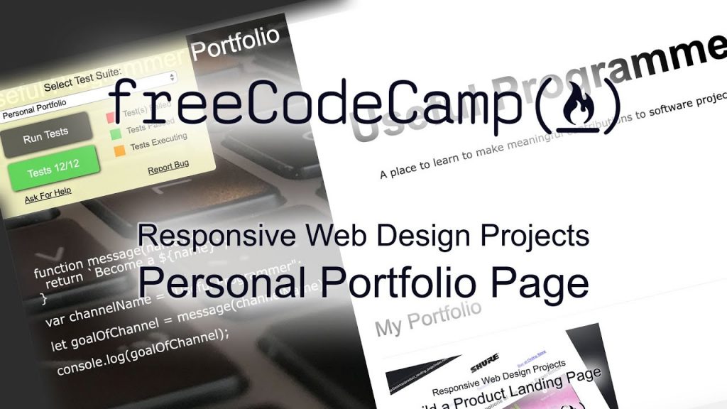 Build a Personal Portfolio Webpage Responsive Web Design