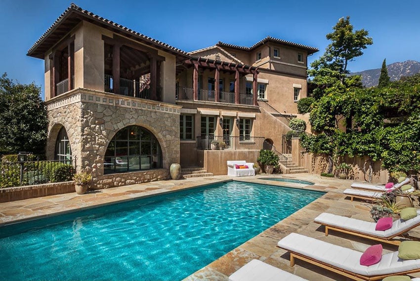Luxury Tuscan Style Home Design Designing Idea