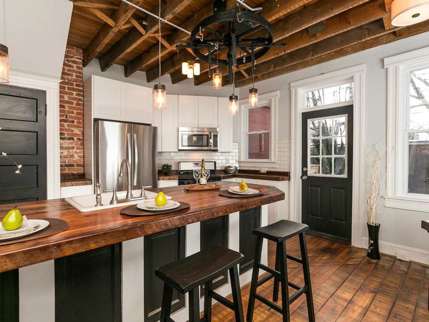 25 Reclaimed Wood Kitchen Islands (Pictures) Designing Idea