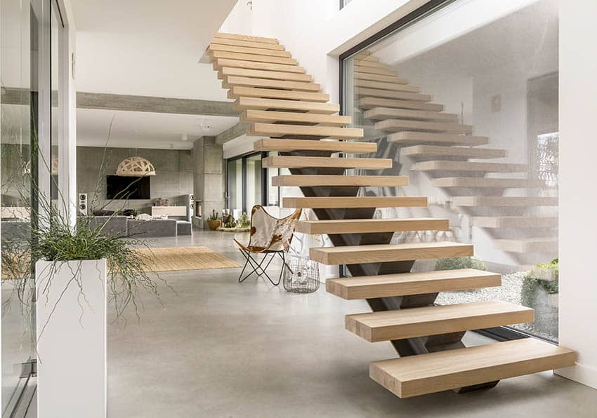 Floating Stairs Design (Styles, Materials & Ideas) Designing Idea