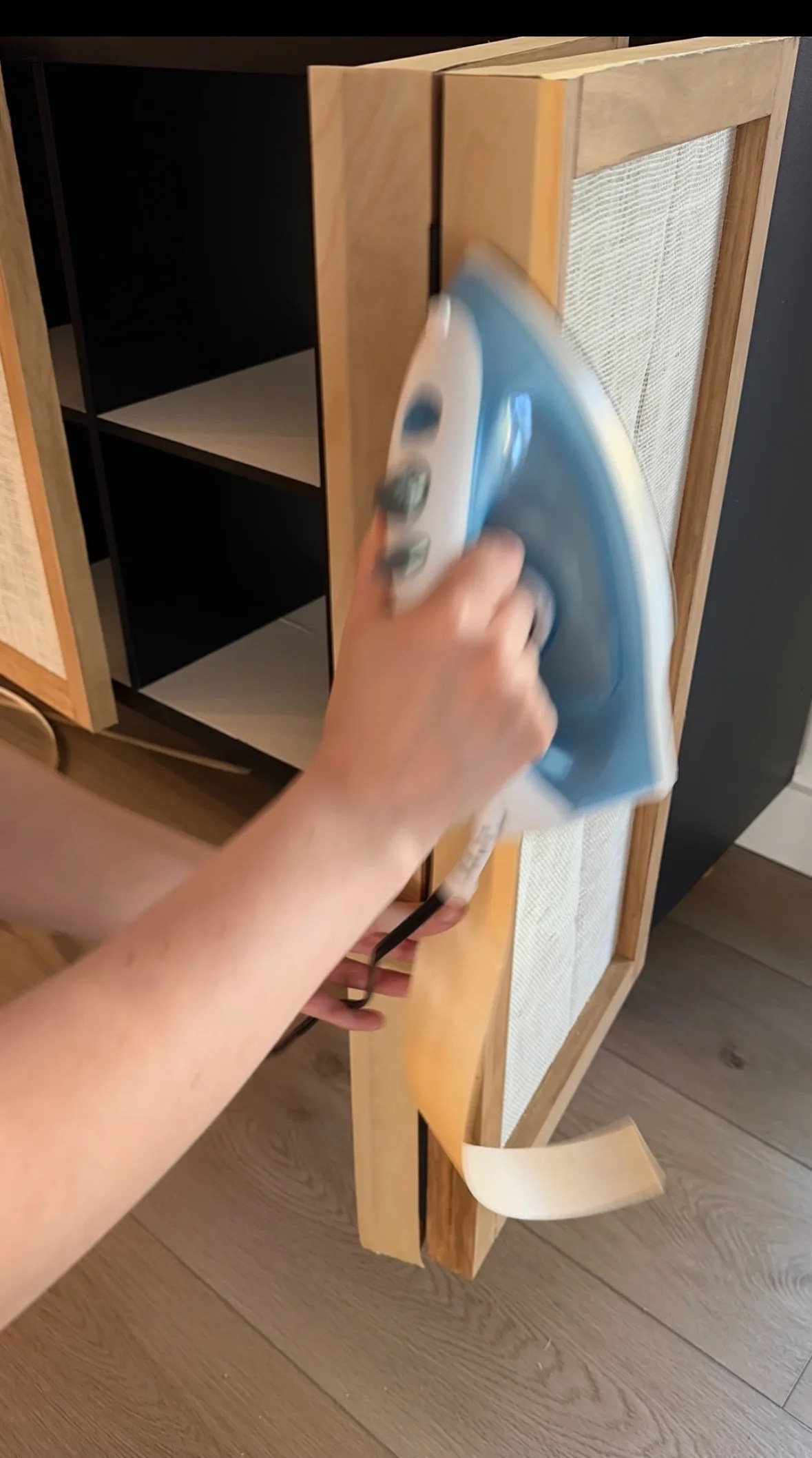 IKEA KALLAX Door Hack From Trash to Treasure with Loctite Glue