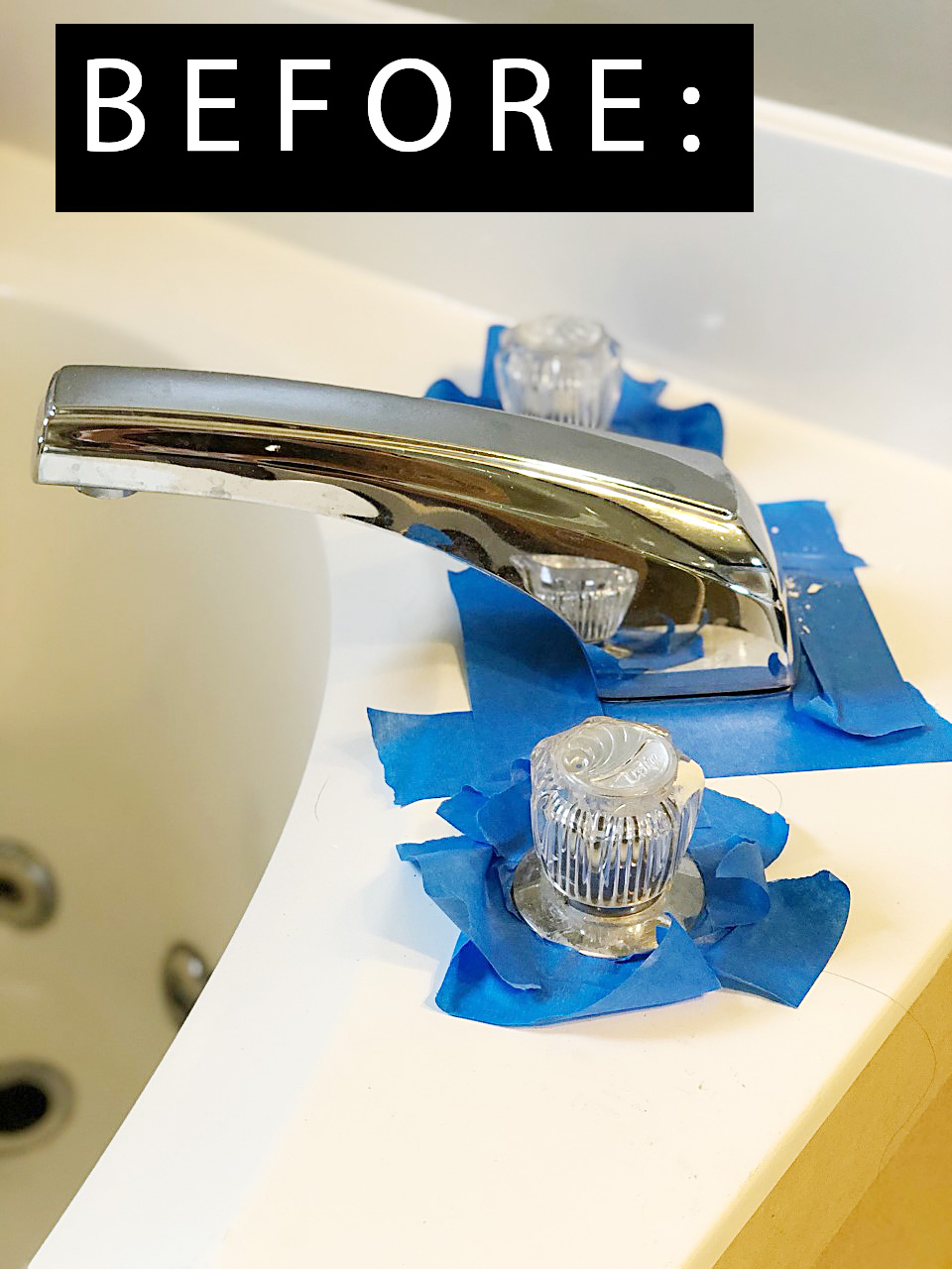 Some old porcelain tubs are extra deep and even if replacement were an option, many folks would like to keep that deep old tub. Diy Faucet Transformation For Under 15 How To Paint A Bathtub Filler