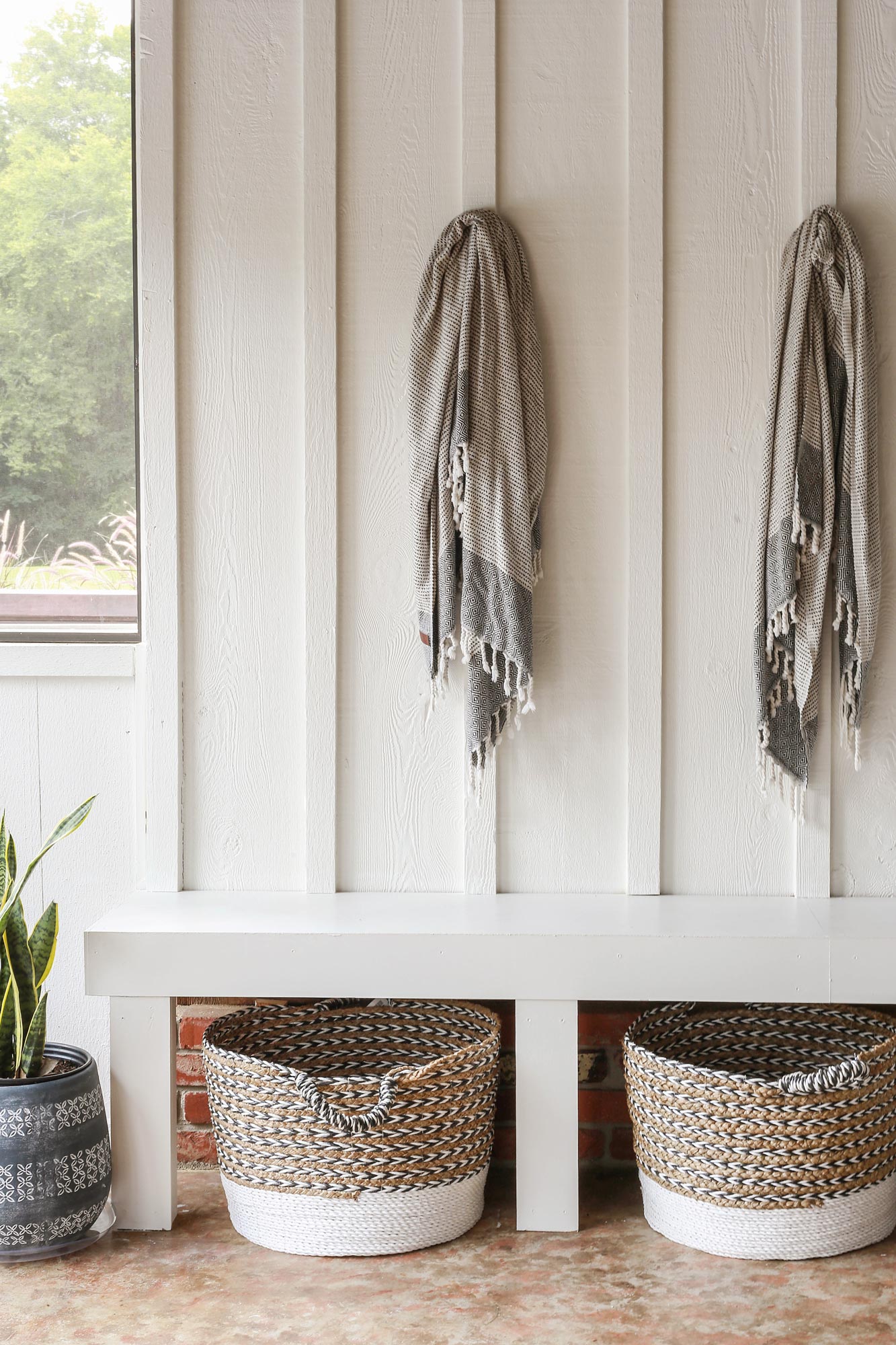 DIY Bench With Cubbies for 115 Mudroom Style Bench with Shoe Storage