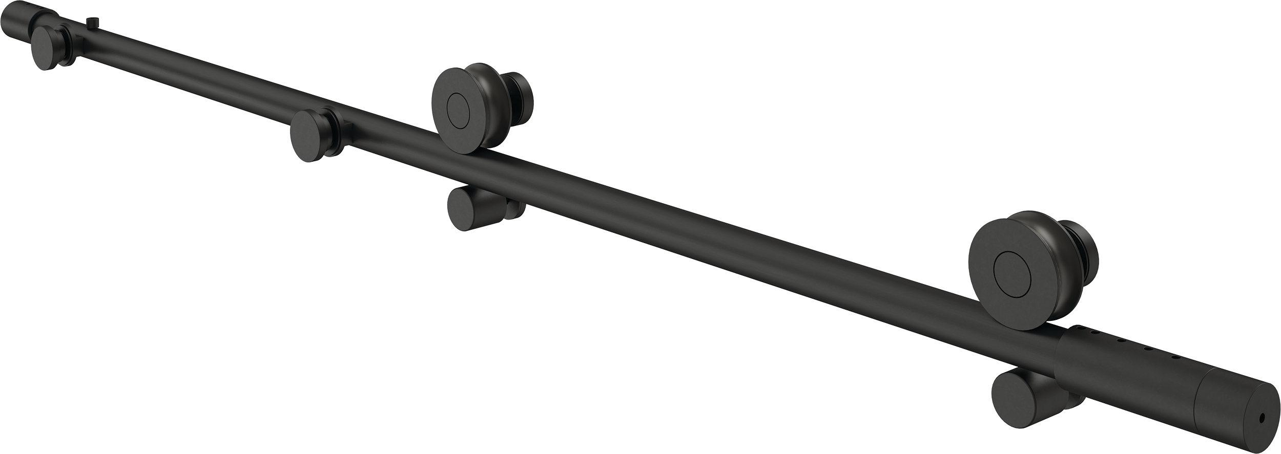 Delta® Exuma 60” x 76” Frameless Shower Door in Matte Black by Liberty