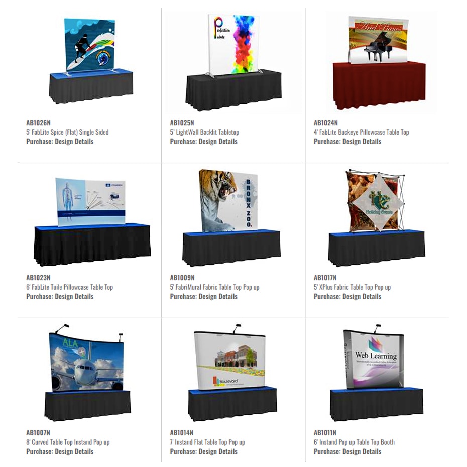 Tabletop Displays DKH