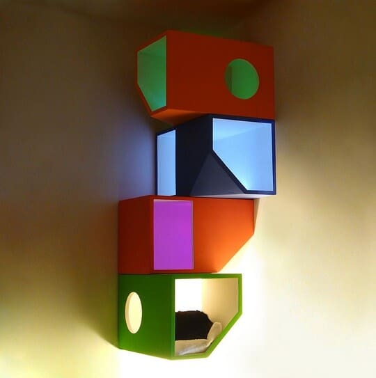 Modern Wall Mounted House for Cats by Mojorno Interior Design, Design