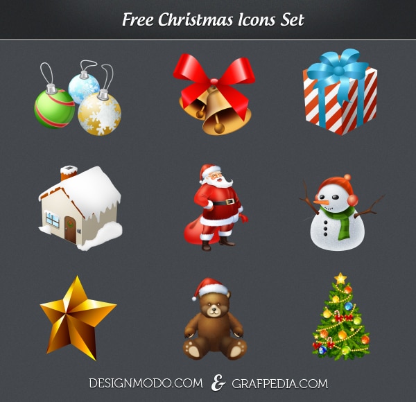 Free Christmas Icons Set Designmodo