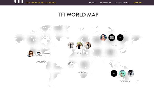 Examples of Interactive Maps on Websites New Media Campaigns