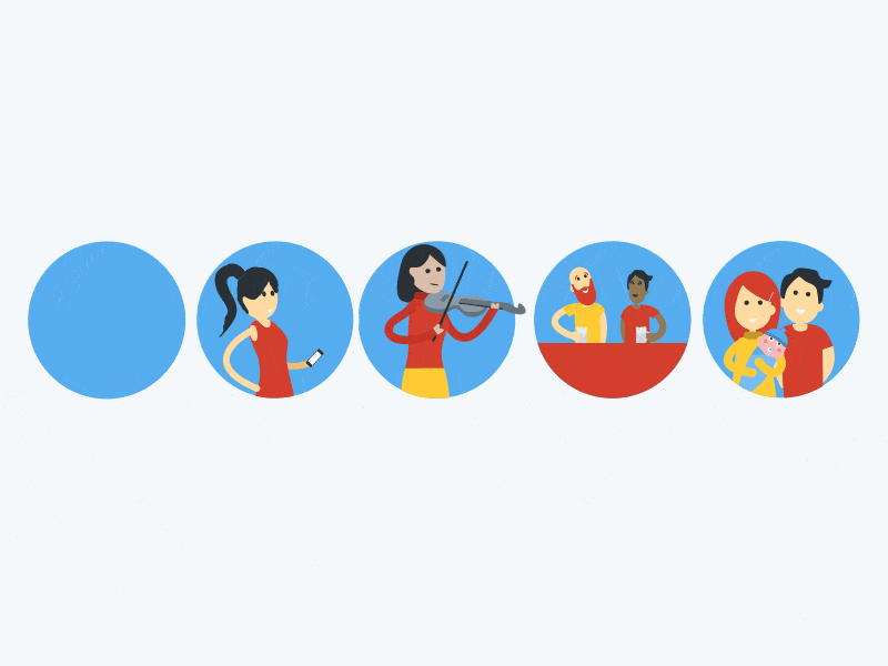 Visual Walkthrough Examples of Tiny Animated Icon Gifs