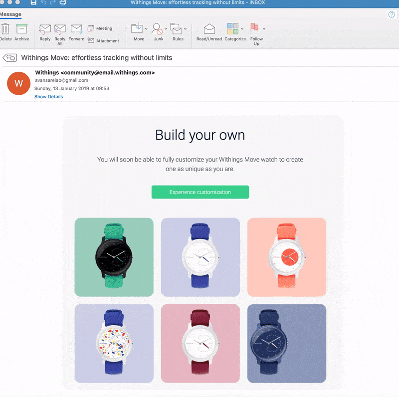Microsoft Outlook Update Animated GIF and Other Features