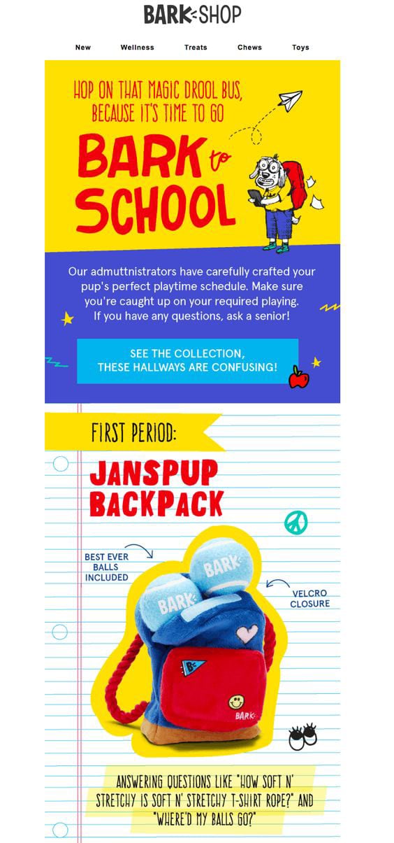 Back to School Email Newsletter Examples and Marketing Tips Designmodo