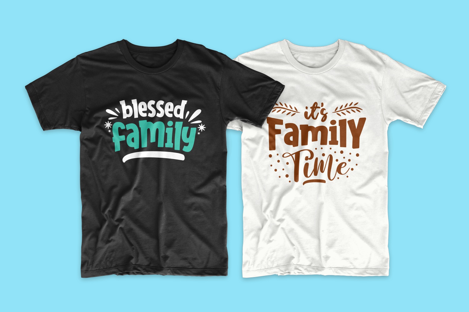 Family Typography Slogans and Quotes Tshirt Design Bundle designnumb