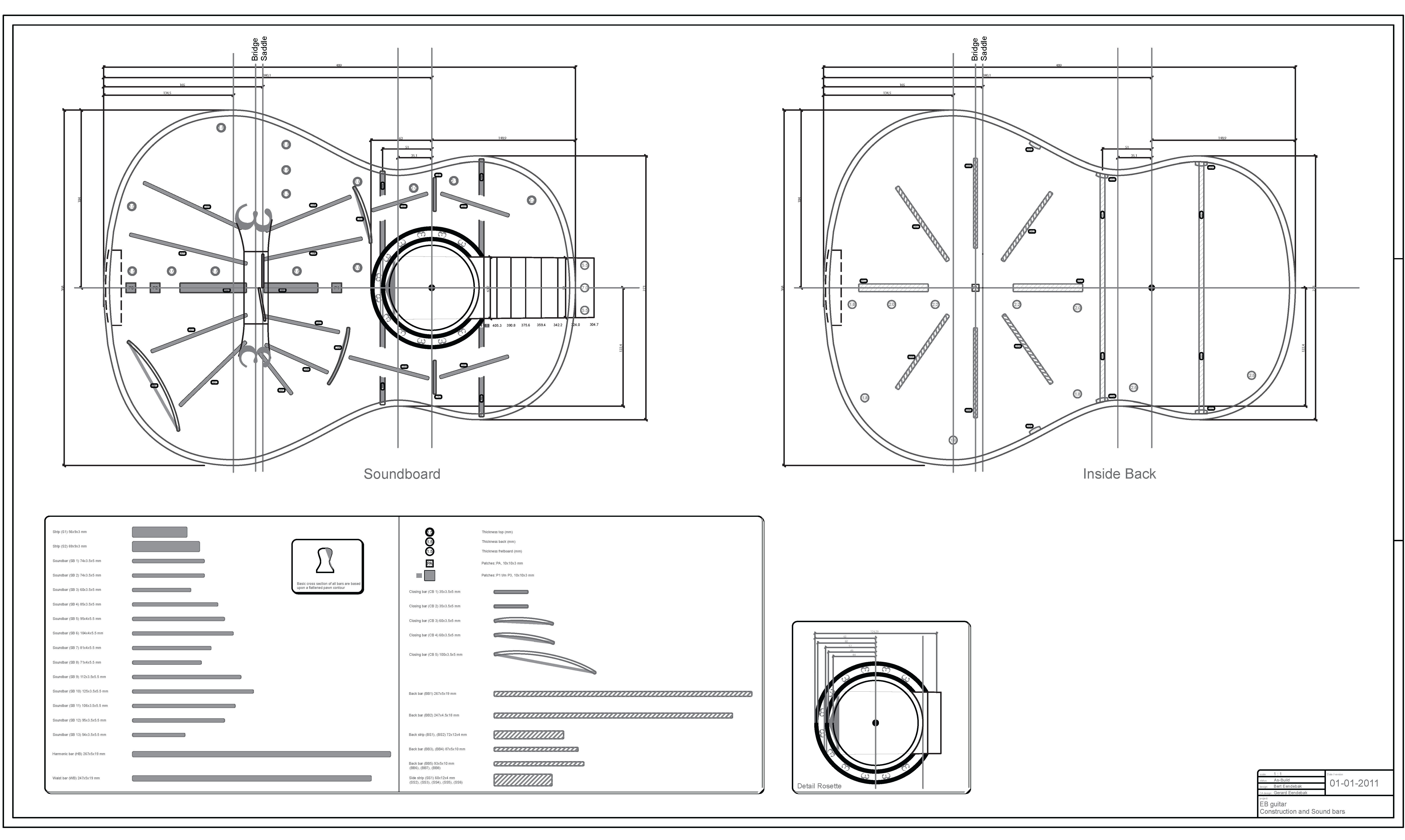 Design of a classical guitar