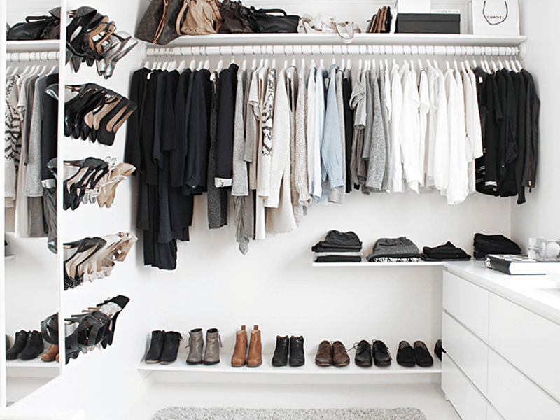 A WALK IN CLOSET ON A BUDGET DESIGN AND FORM