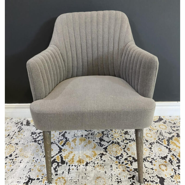 Ribbed Tub Chair Grey Designplus