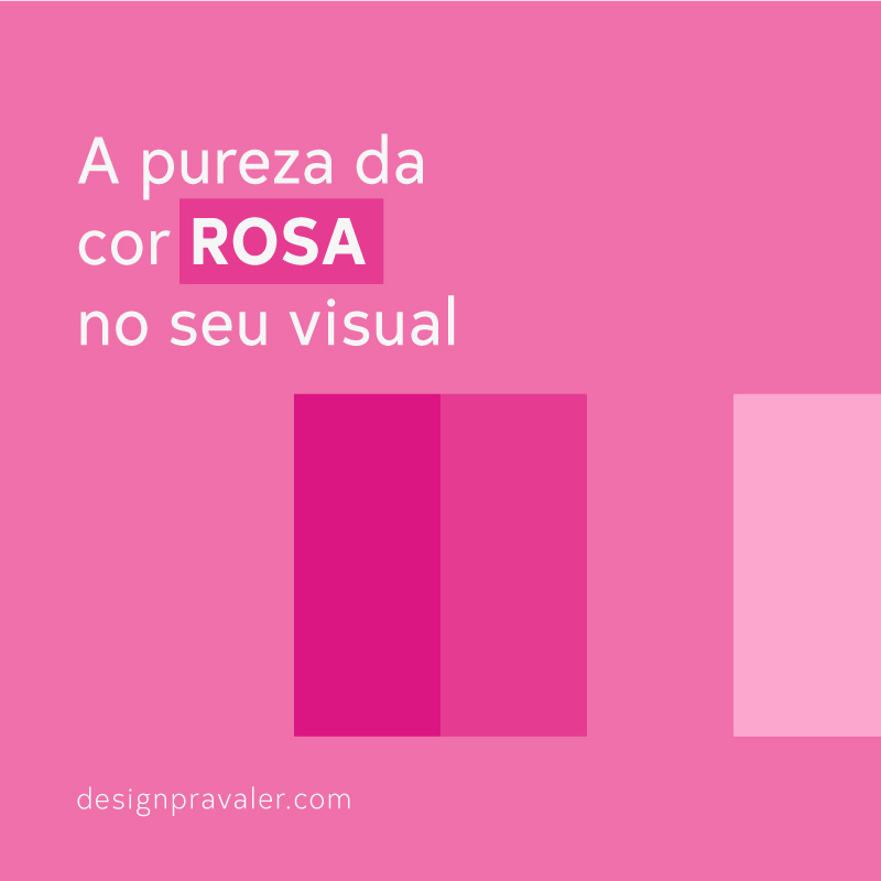 Sensações da Cor Rosa Design Pra Valer Cores Design Logos