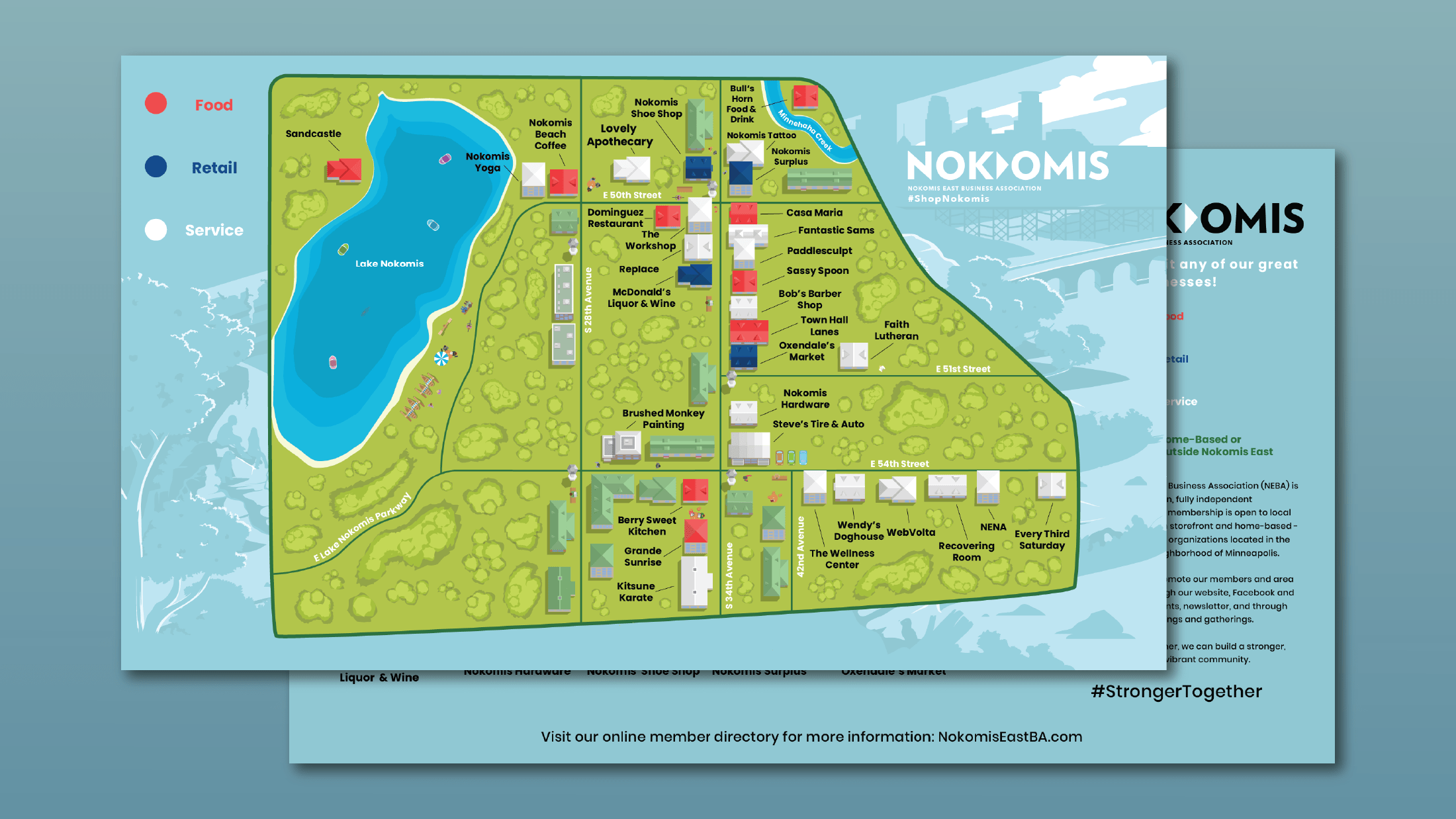 Nokomis East Business Association Map Replace