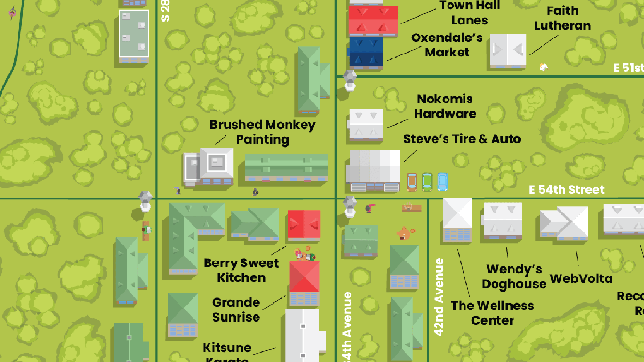 Nokomis East Business Association Map Replace