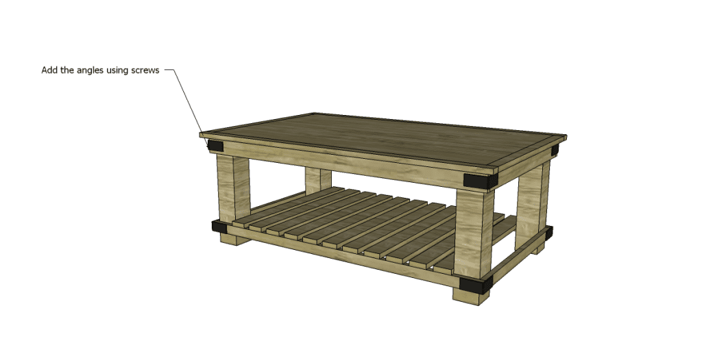 Build a Slat Shelf Coffee Table Designs by Studio C