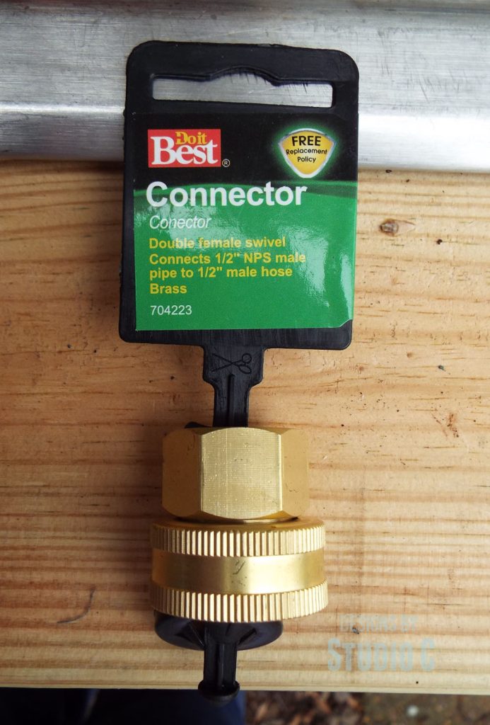 Connecting an Outdoor sink Faucet to a Garden Hose
